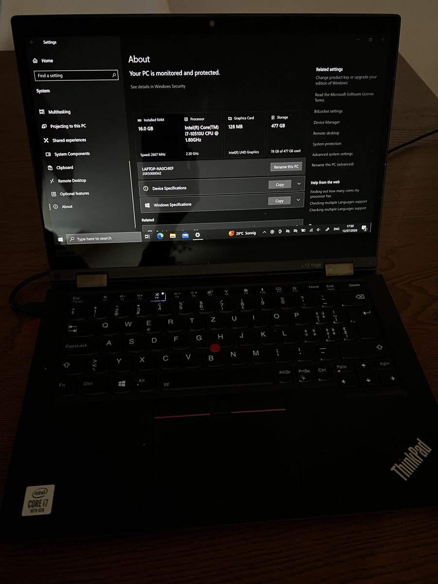 Lenovo Notebooks: Lenovo Thinkpad L13 Yoga – Gebraucht aus Bern von pnlmc2325 2