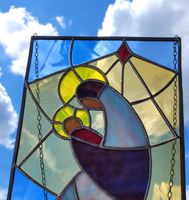 🩵 80er Jahre Tiffany Stil Maria mit Jesuskind