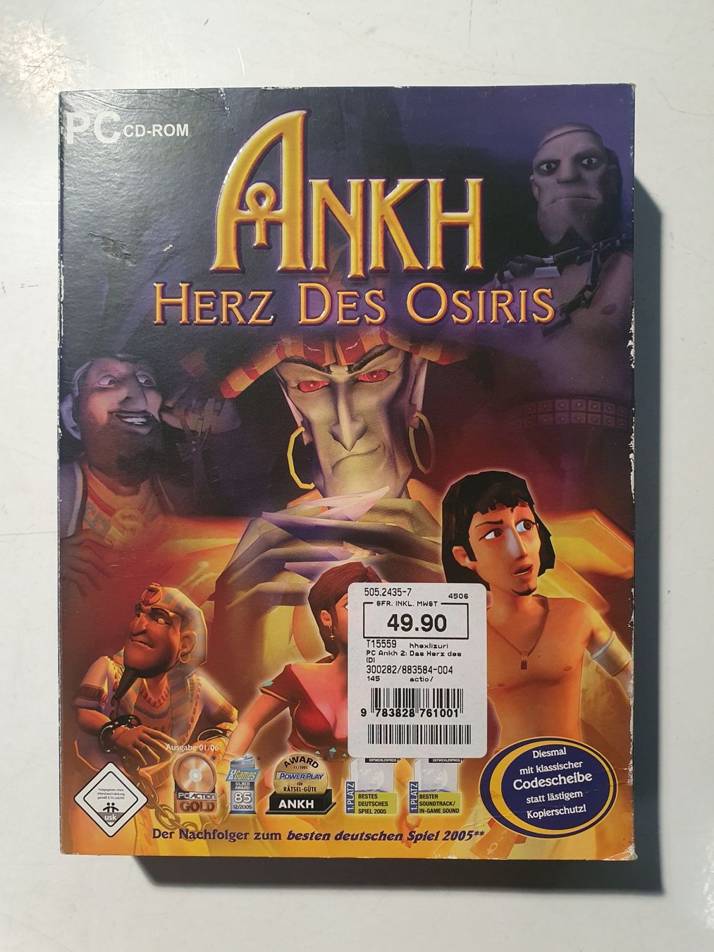 Spiele: PC Spiel Ankh Herz des Osiris – Gebraucht aus Zürich von loosebone