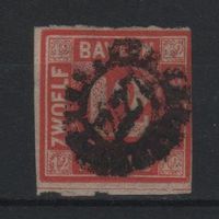 Bayern 1858 Michel Nr. 6 o Katalogwert: 180.00 €