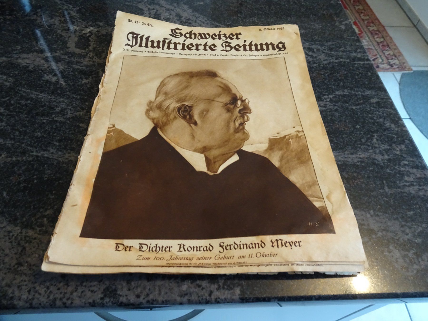 Zeitschriften & Magazine: Schweizer Illustrierte Zeitung  Vom 5.Oktober 1925 Über 100J – Gebraucht aus Zürich von Roulet