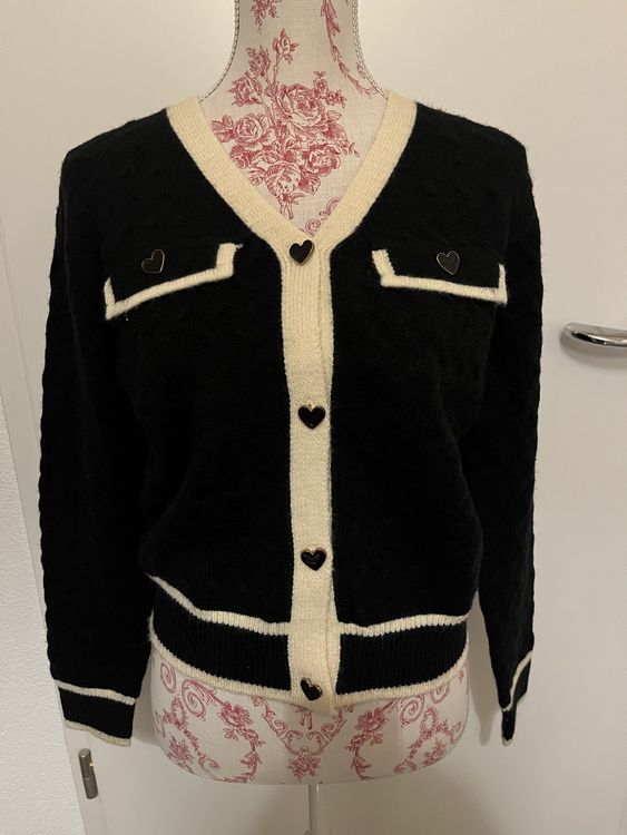 Julia - Cardigan mit Herzmuster