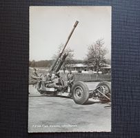 AK Militär 7,5 cm FLAB KANONE schussbereit MILITÄR 1945