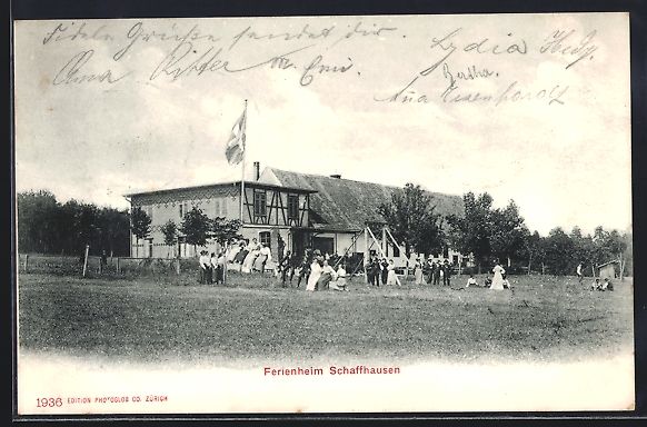Ansichtskarten: Schaffhausen, Ferienheim, Spielplatz mit – Gebraucht aus Berlin von bartko-reher