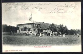 Schaffhausen, Ferienheim, Spielplatz mit