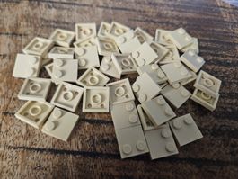 lego 33909 lot de 45 pièces Tan Tile, Modified 2 x 2