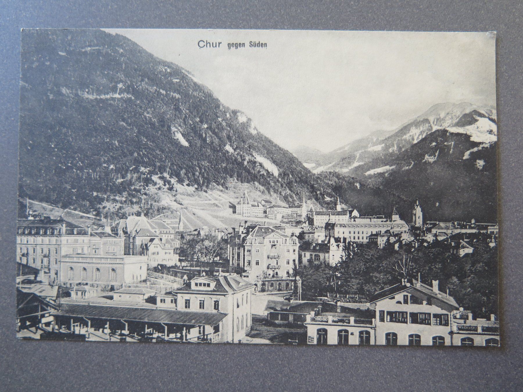 Cartes postales: CHUR - CHUR GEGEN SÜDEN – D'occasion à Wittenbach par lipasal