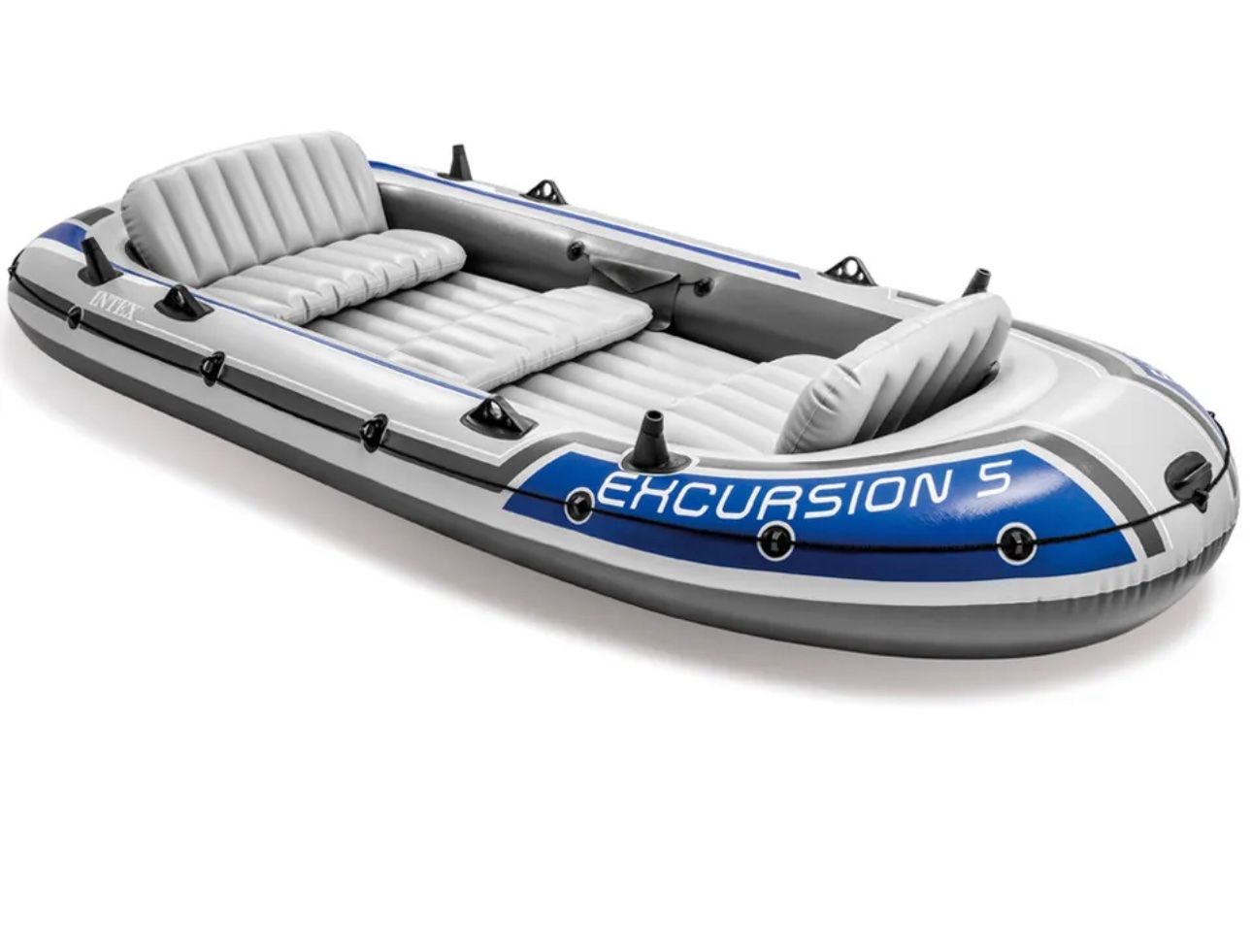 Barche: + Schlauchboot Set Excursion 5 + Paddel + Pumpe Angelboot – Nuovo e nell'imballaggio originale da Amriswil venduto da JaJa-Express 2