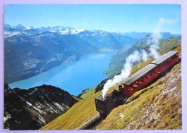 Brienz-Rothorn-Bahn auf Talfahrt