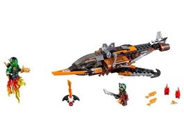 LEGO Ninjago 70601 – Luft-Hai (Sky Shark) – komplett mit Anl