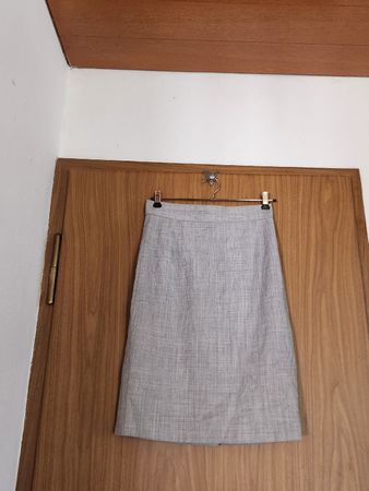 Jupe Christian Dior coordonnés taille 44 (S) grise laine 
