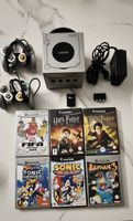 Nintendo Gamecube Silber mit 2 Controller + 6  TOP Games