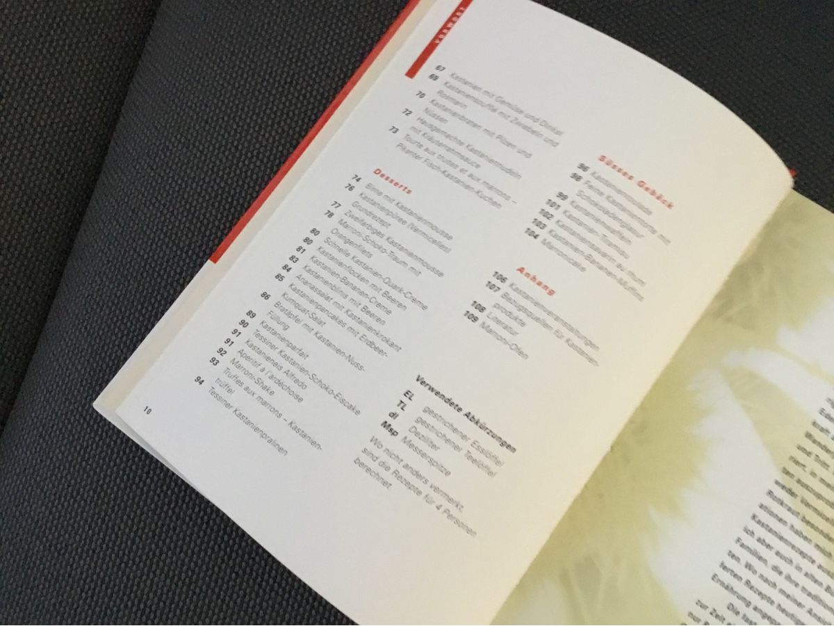 Libri: Alles Marroni die Kastanien Küche – Usato da Triesen venduto da Trisuna 3