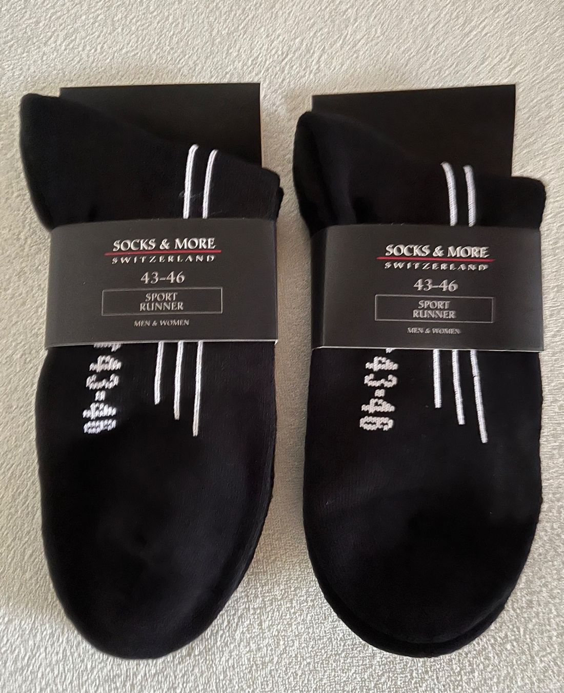 Socken: 2 Paar Sportsocken 43-46 – Neu und originalverpackt aus Klingnau von Bigik 3