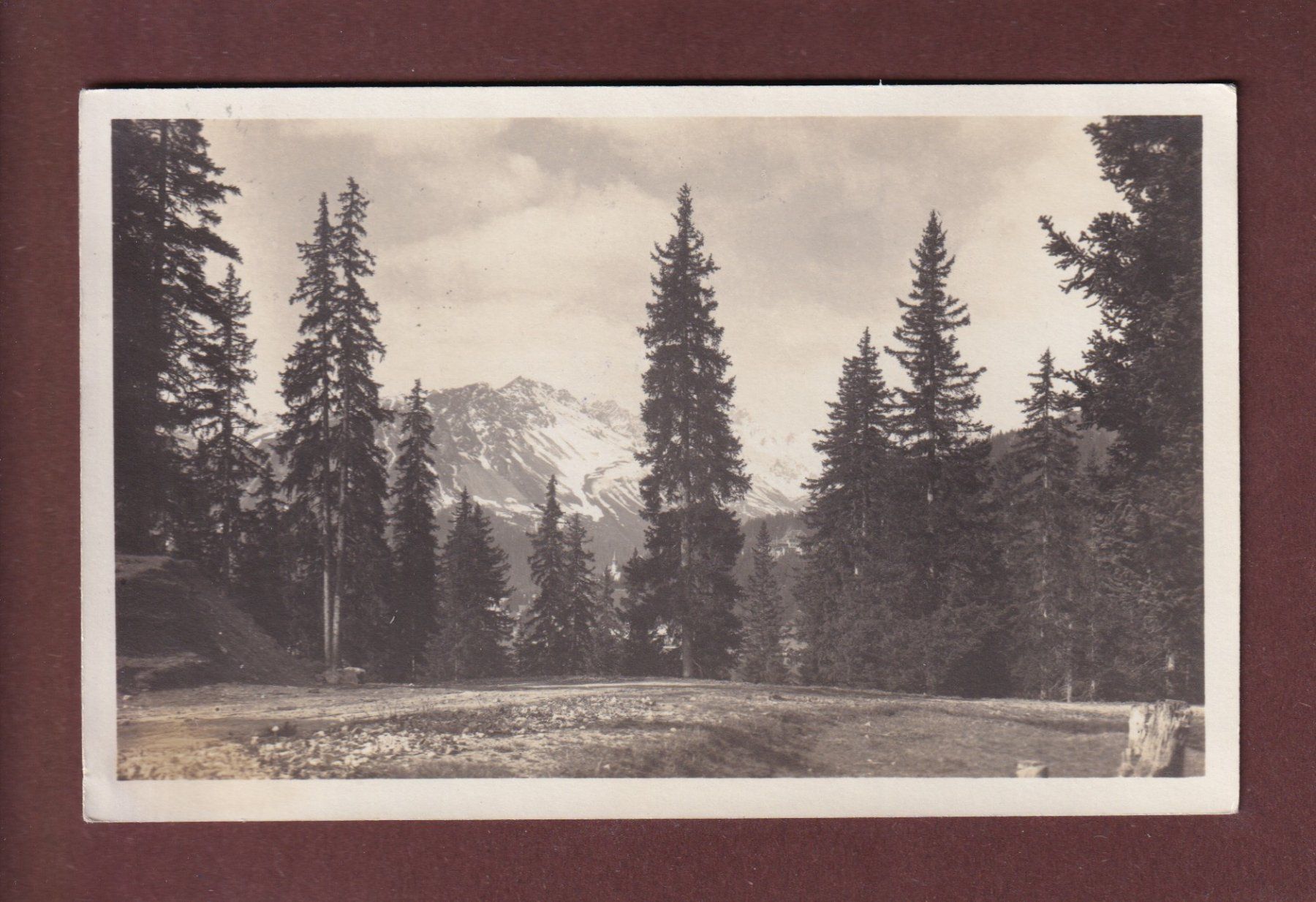 Ansichtskarten: Bei AROSA - 1928 – Gebraucht aus Pully von nicecards-shop