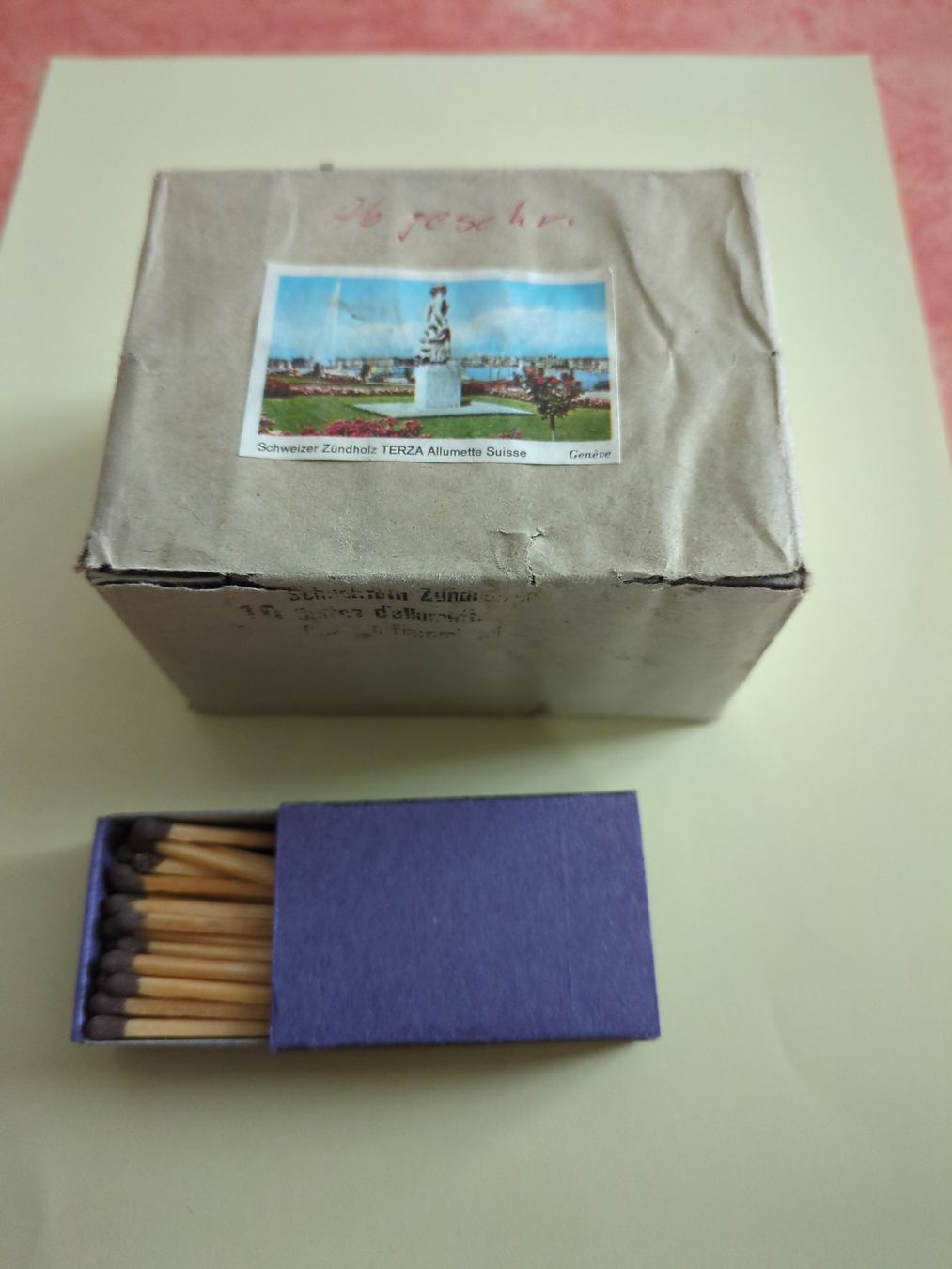 Feuerzeuge: Zündhölzer  1 Packung a 10 Stück – Neu und originalverpackt aus waldenburg von vr161069