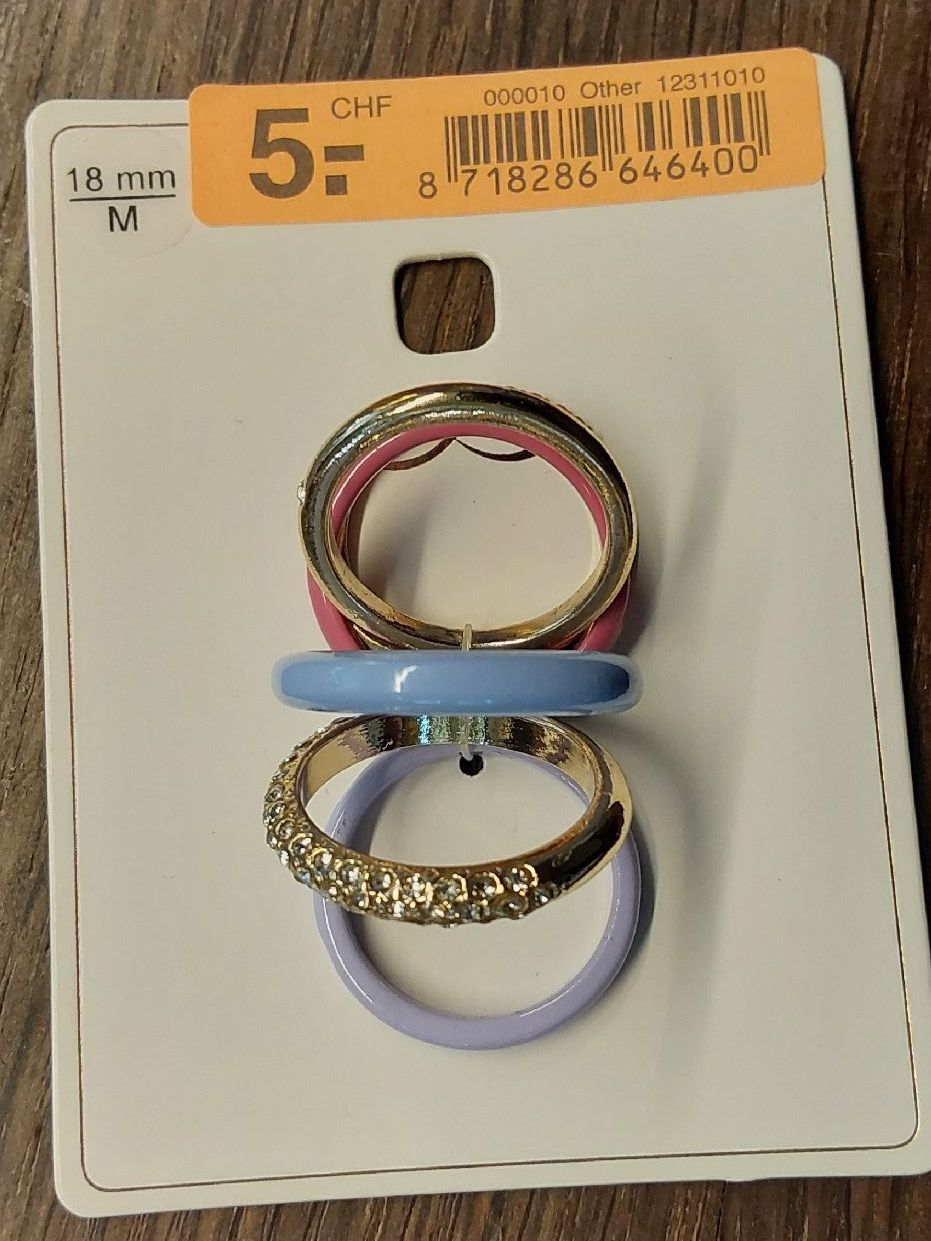 Ringe: 6 Fingerringe neu – Neu und originalverpackt aus Köniz von scopello12