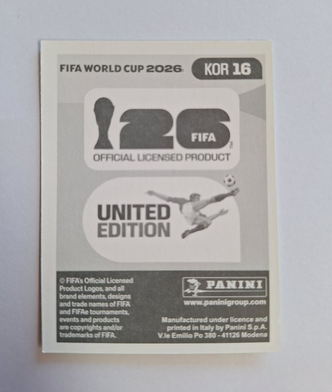 Panini Carte collezionabili: Panini Donggyeong Lee KOR 16 – Nuovo (secondo la descrizione) da Romanens venduto da Crocette 1