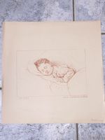 Hans Dietzi Baby Kunst Druck Künstler von Bern Kind Geburt