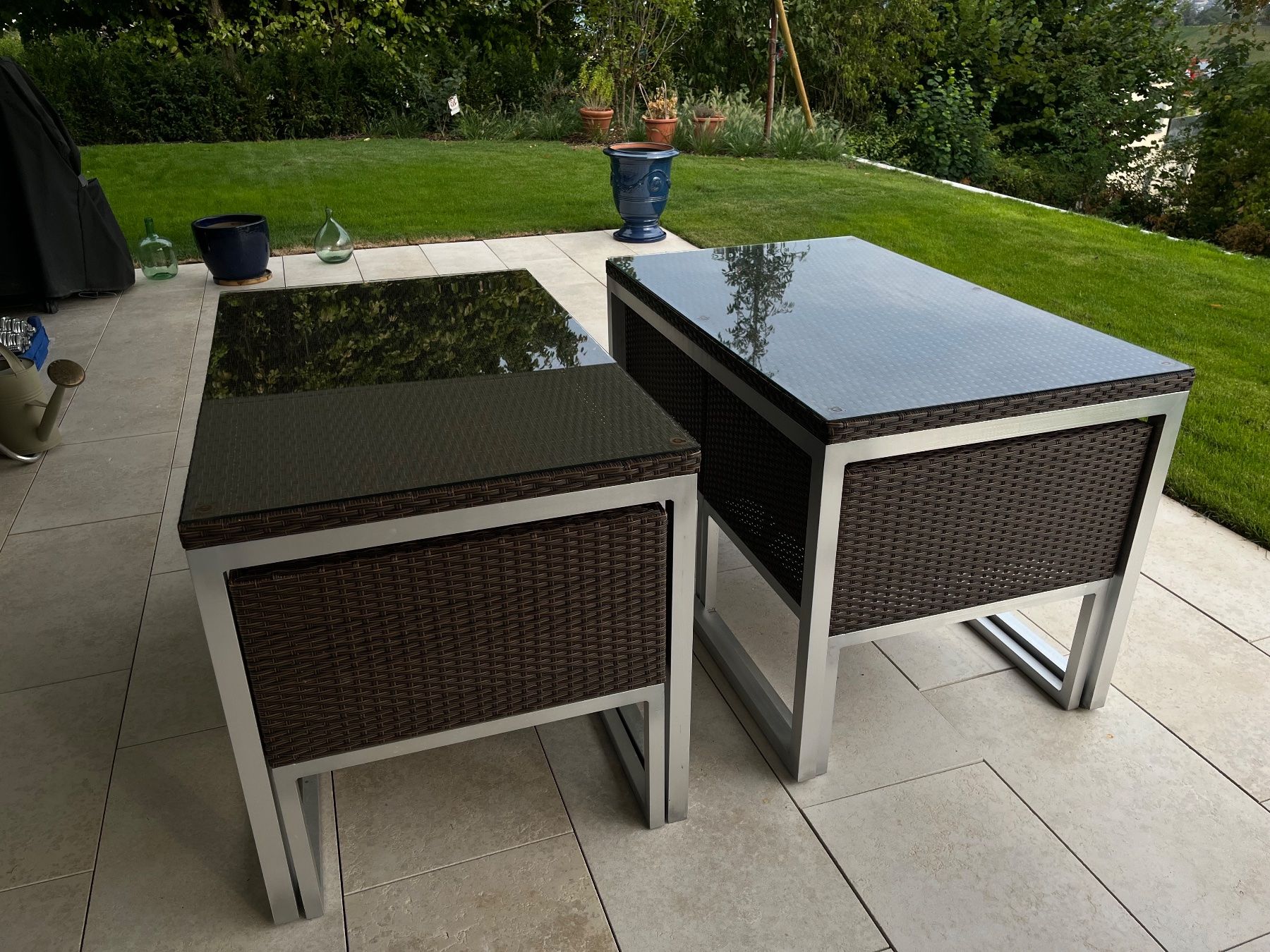 Set di tavolo e panche: Salon de jardin - – Usato da Au ZH venduto da joh_xvy9 4