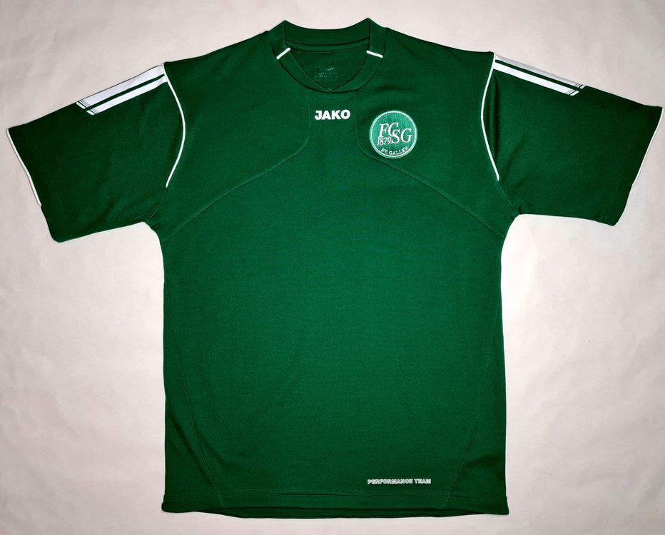 Original Fussballtrikot FC St. Gallen 2008-09 auswärts XL ZELLWEGER #17 Jako – - Vintage Fussball Shirts