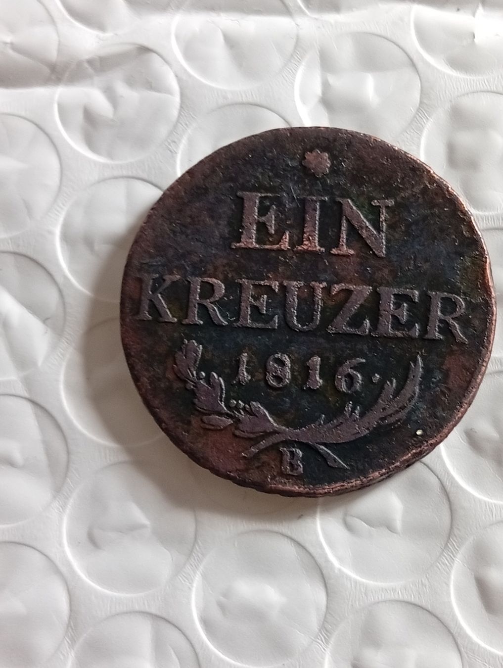 Alle Münzen: ein creuzer 1816 – Gebraucht aus St. Moritz von cri_n65y
