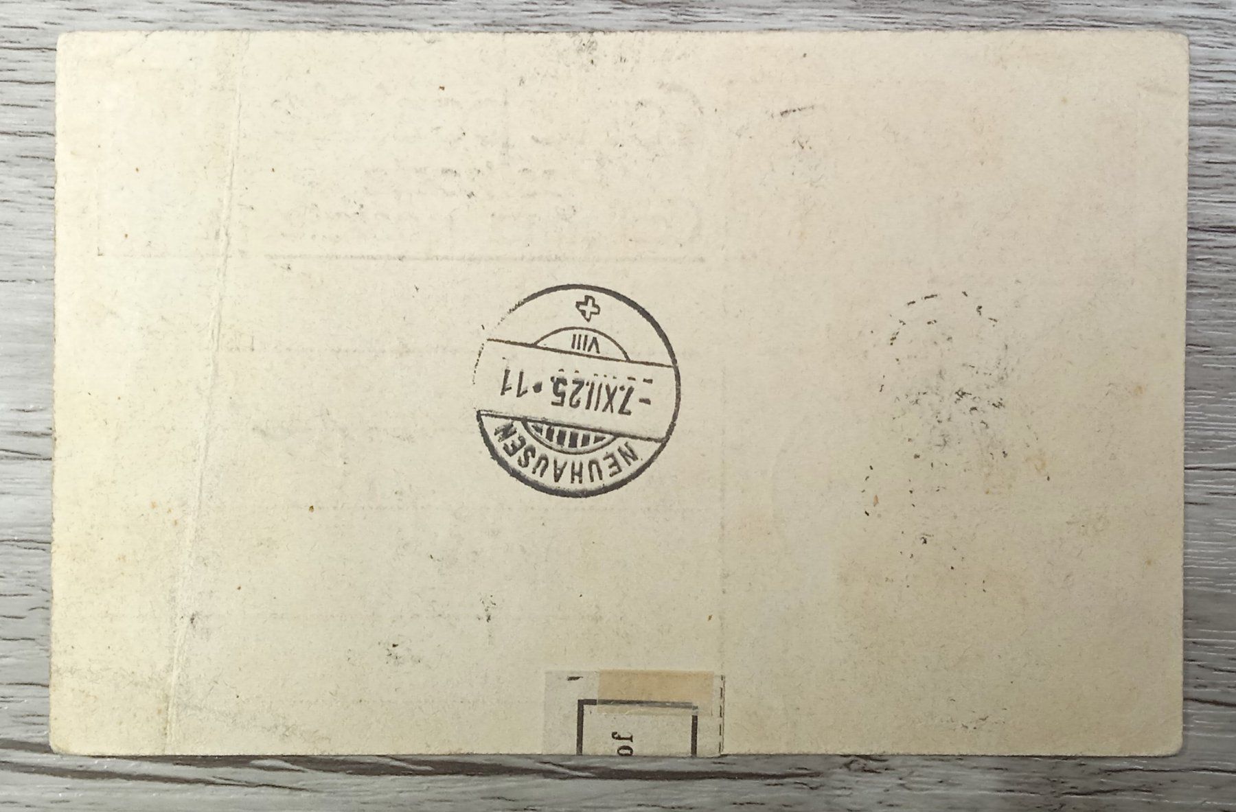 Tutti i francobolli: TR52 Carte Postale + Timbre Suisse 1925 – Usato da Cousset venduto da Patrick_Collections 1