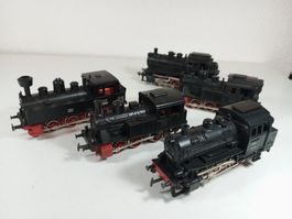 Märklin H0: 5 x Tender-Lokomotiven