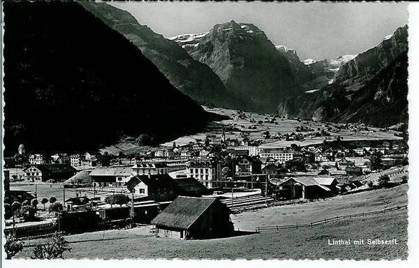 Linthal GL Bahnhof Bahnwagen 1939 Kaufen auf Ricardo