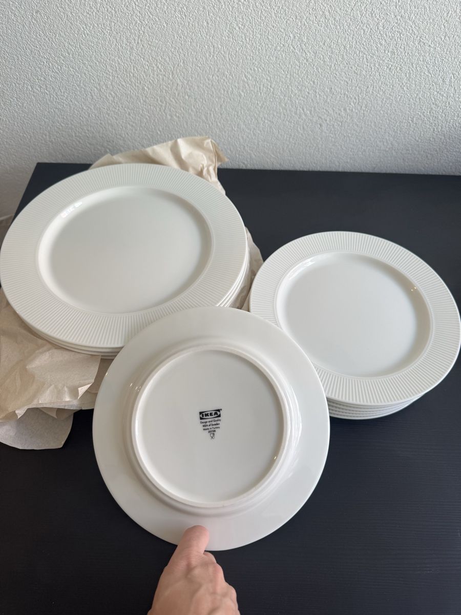Geschirr- Teller Set : Ikea (Neu (gemäss Beschreibung)) in Zollikon für CHF 60 – nur Abholung auf Ricardo kaufen