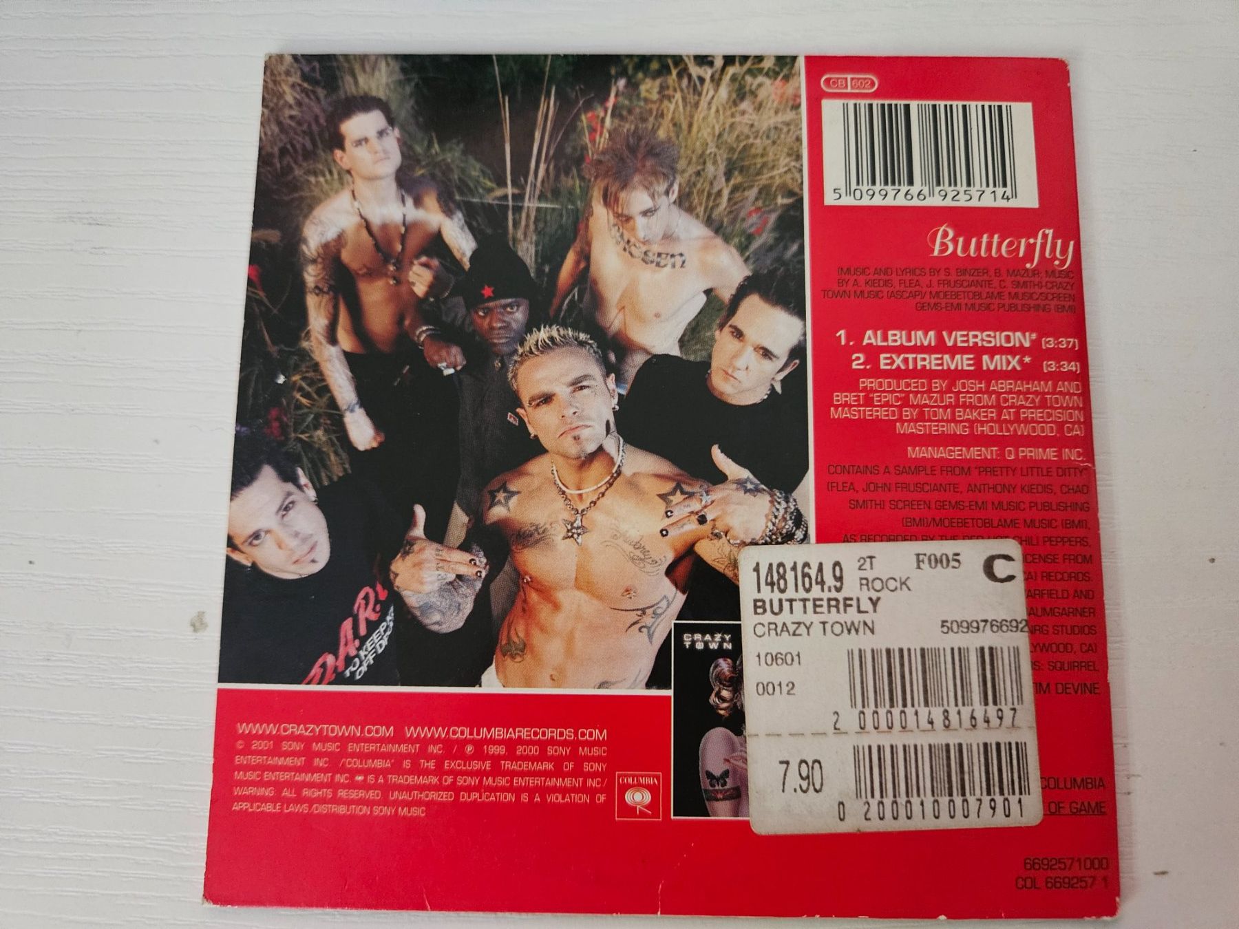 CD: Crazy Town Butterfly – Usato da Liestal venduto da tower01 1