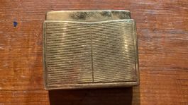 Briquet Feuerzeug vintage doré Zippo Consul Royal