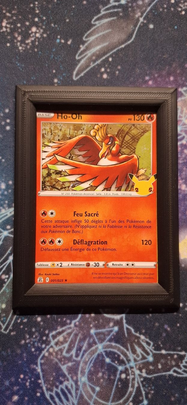 Pokémon Sammelbilder & Trading cards: Ho-Oh Célébration 25th Stamp - 001/025 FR – Gebraucht aus Petit-Lancy von Kara_TCG