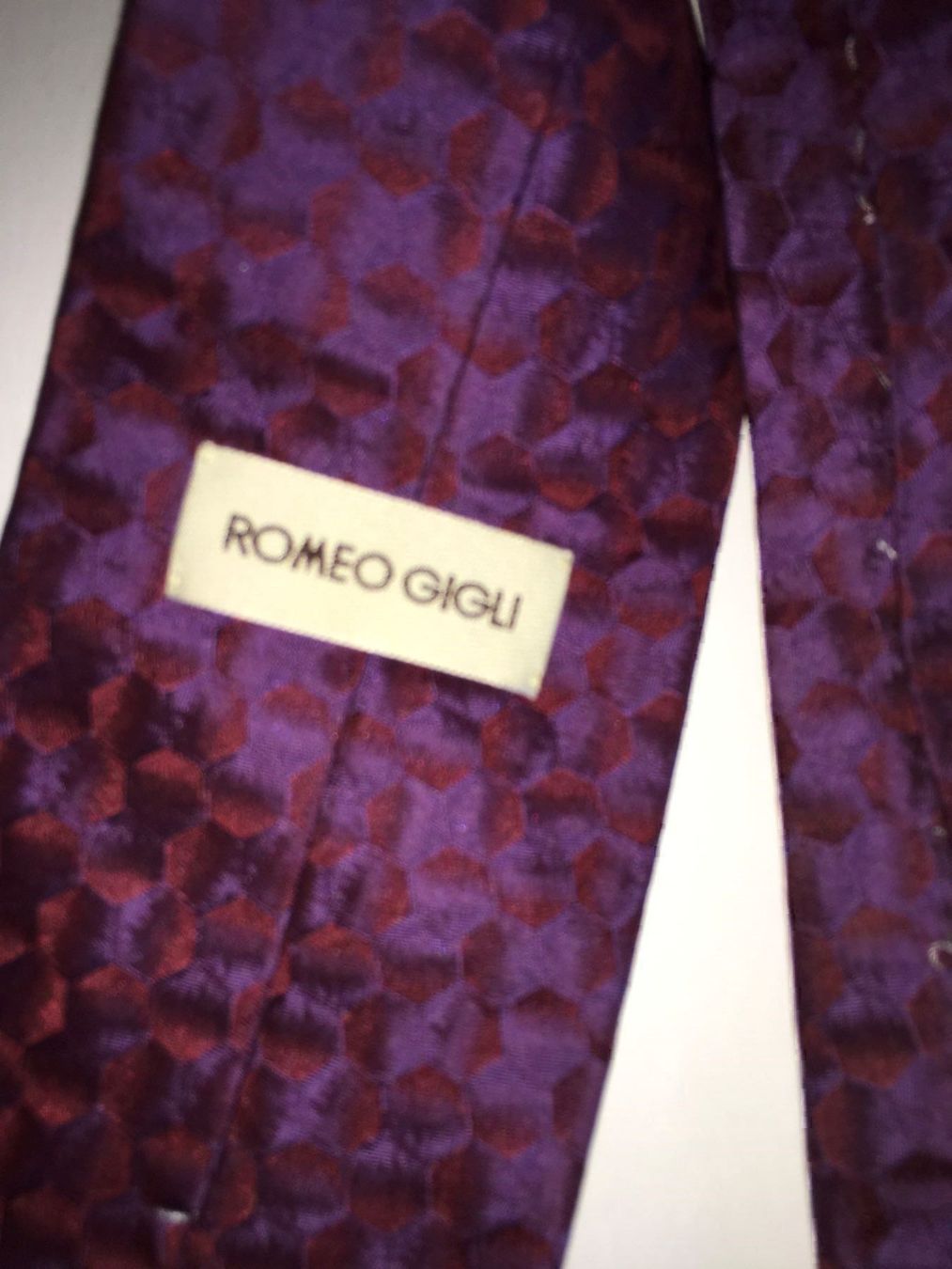 Krawatten: Romeo Gigli Krawatte Seide – Gebraucht aus Zug von smile060
