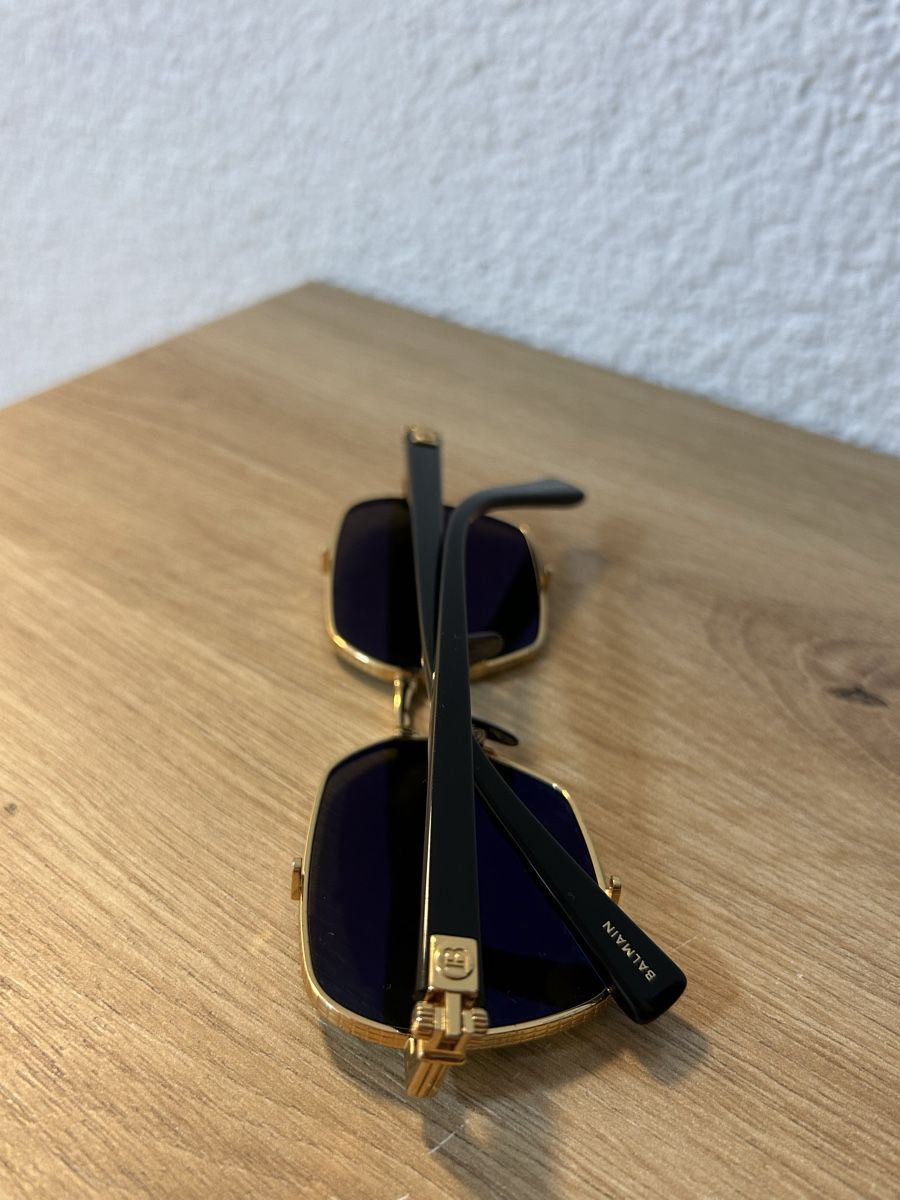 Balmain Occhiali & Lenti: BALMAIN BRIGADE Sonnenbrille Gold  – Difettoso da Rothrist venduto da Miri_sm6 6