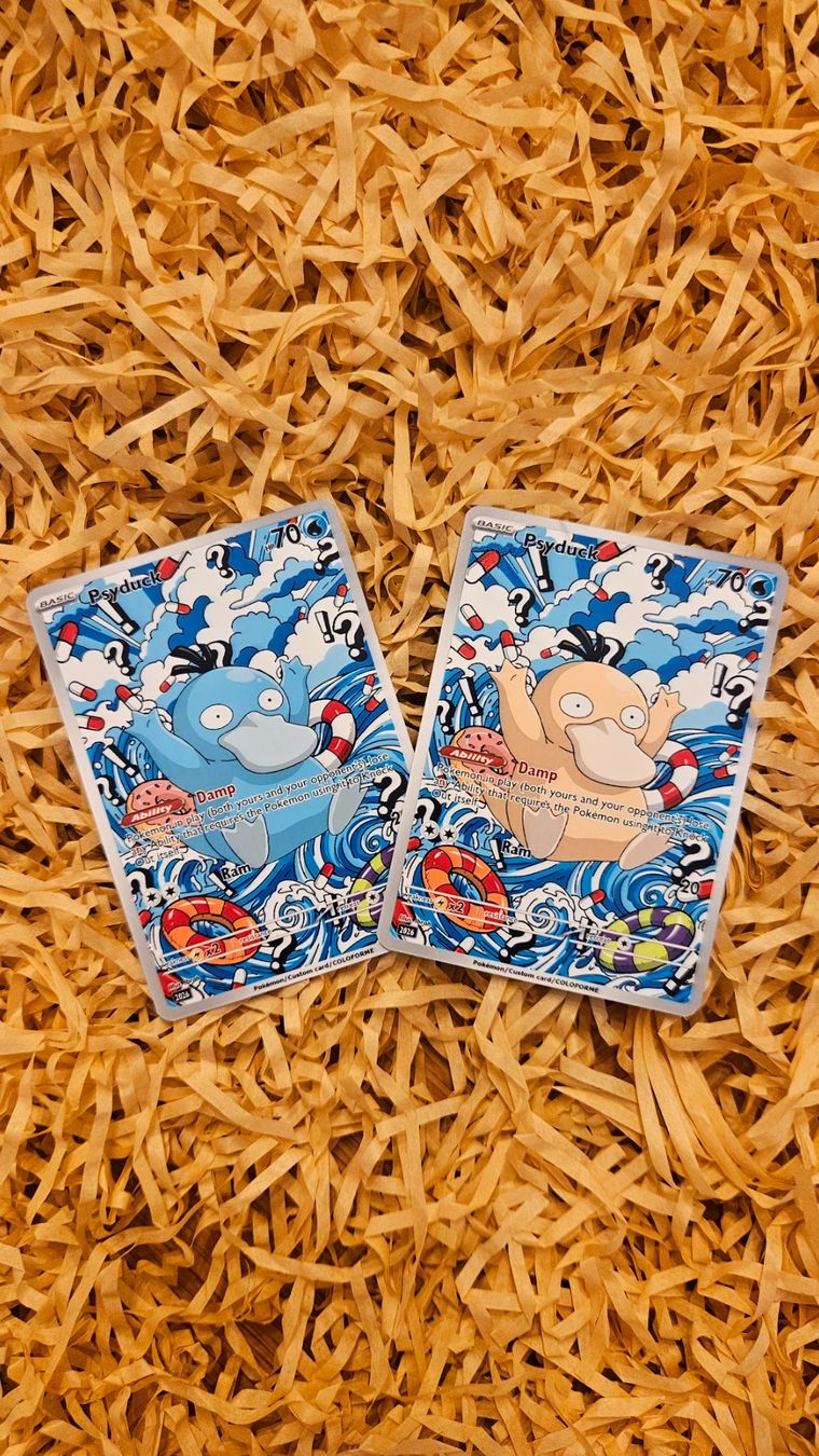 Pokémon Carte collezionabili: Psyduck Custom Card ⚠️ 10.- each – Nuovo (secondo la descrizione) da Yverdon-les-Bains venduto da sen_dh25
