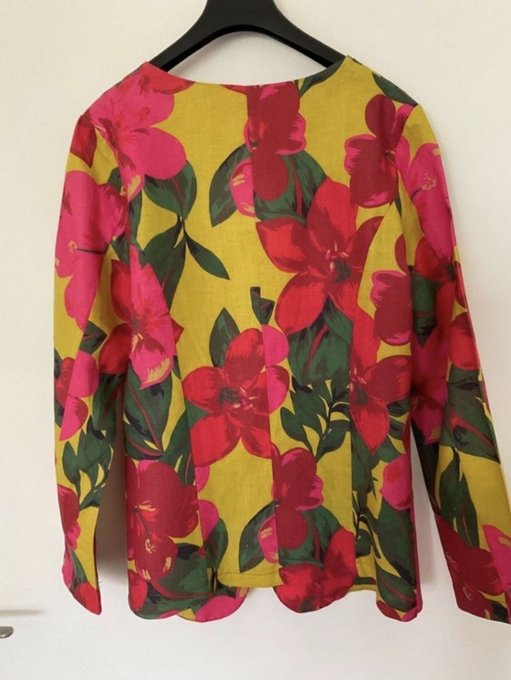 Giacche: Blazer fleuri en lin taille S – Usato da Lausanne venduto da Cognitia 2