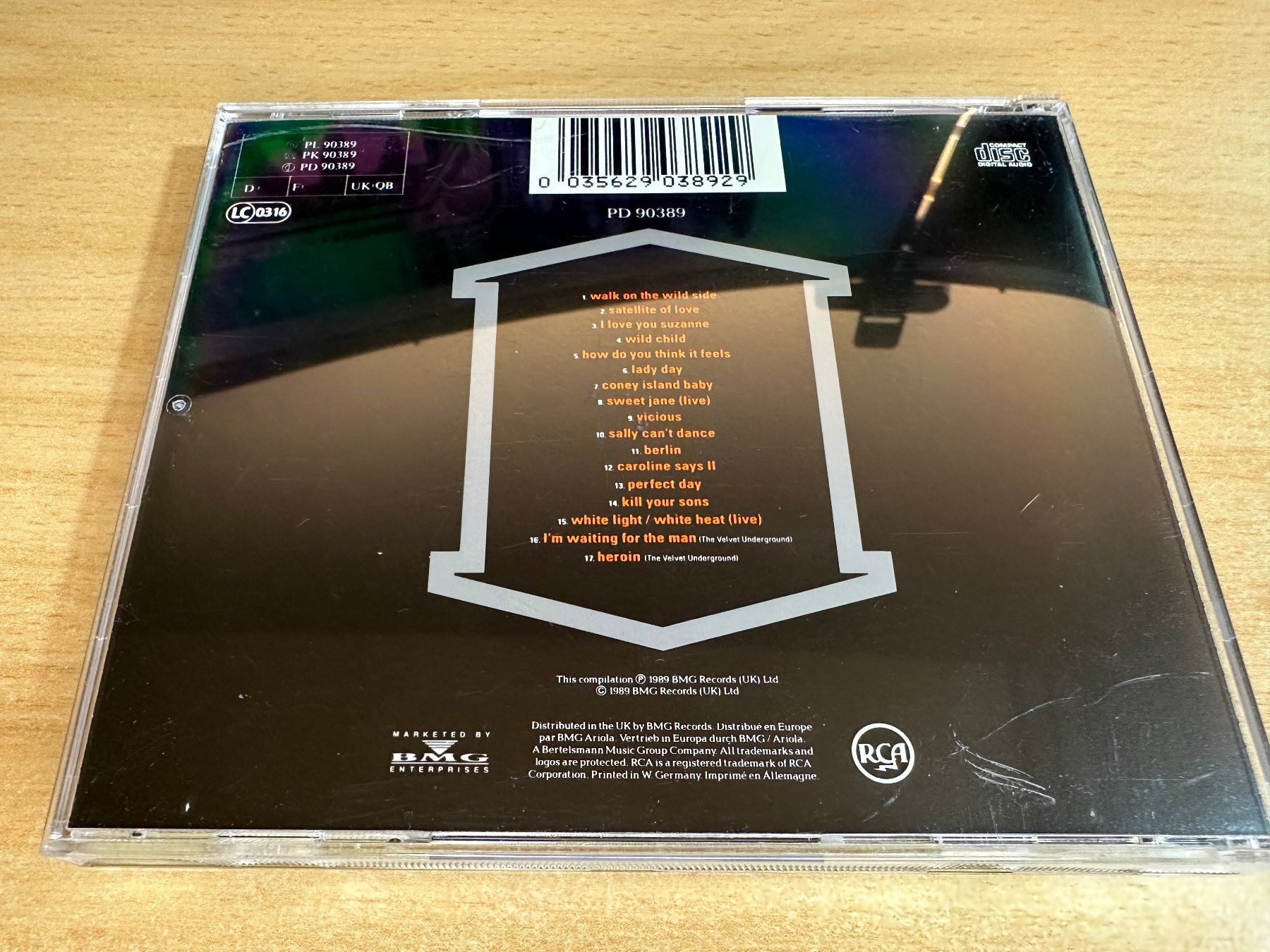 CD: A4 Lou Reed – Retro – Usato da Rikon im Tösstal venduto da Alpenmutz 1