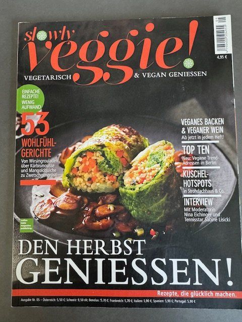 Libri: VEGETARISCH & VEGAN GENIESSEN - slowly veggie!!! – Usato da Honau venduto da sainj
