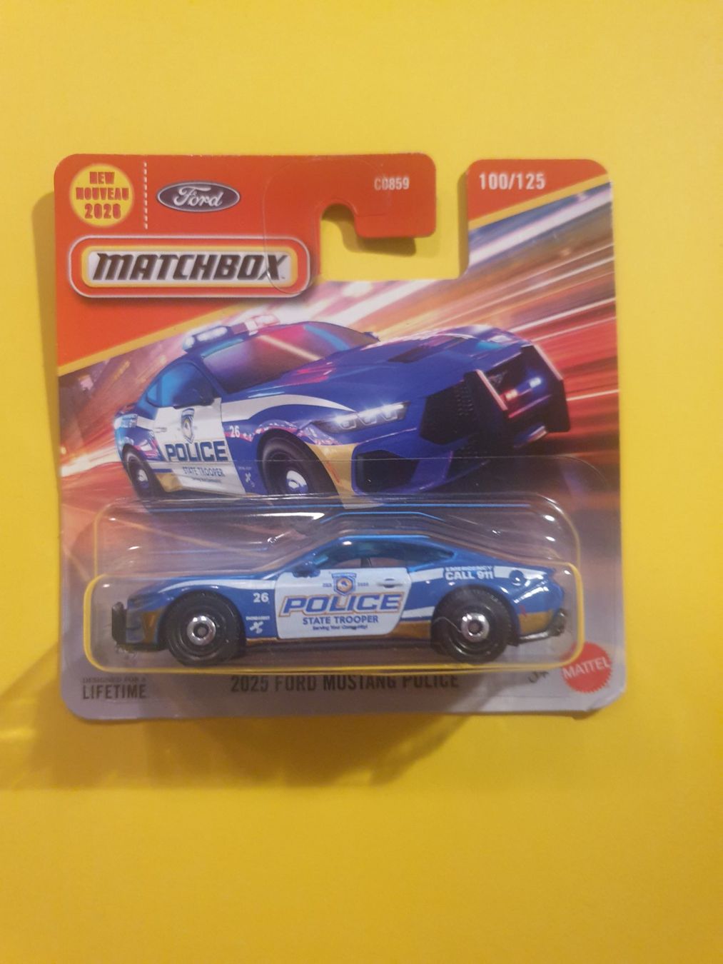 Matchbox Modellautos: Matchbox 2025 FORD MUSTANG POLICE – Neu und originalverpackt aus Oftringen von Rotor 1