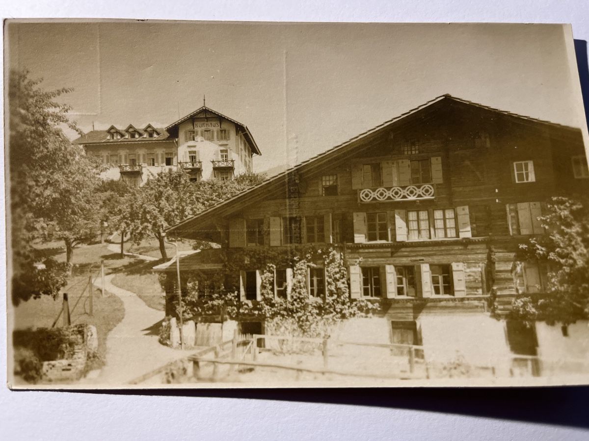 Ansichtskarten: Alte Postkarte Kurhaus Widerswil mit Dependence – Gebraucht aus scharnachtal von Riso500