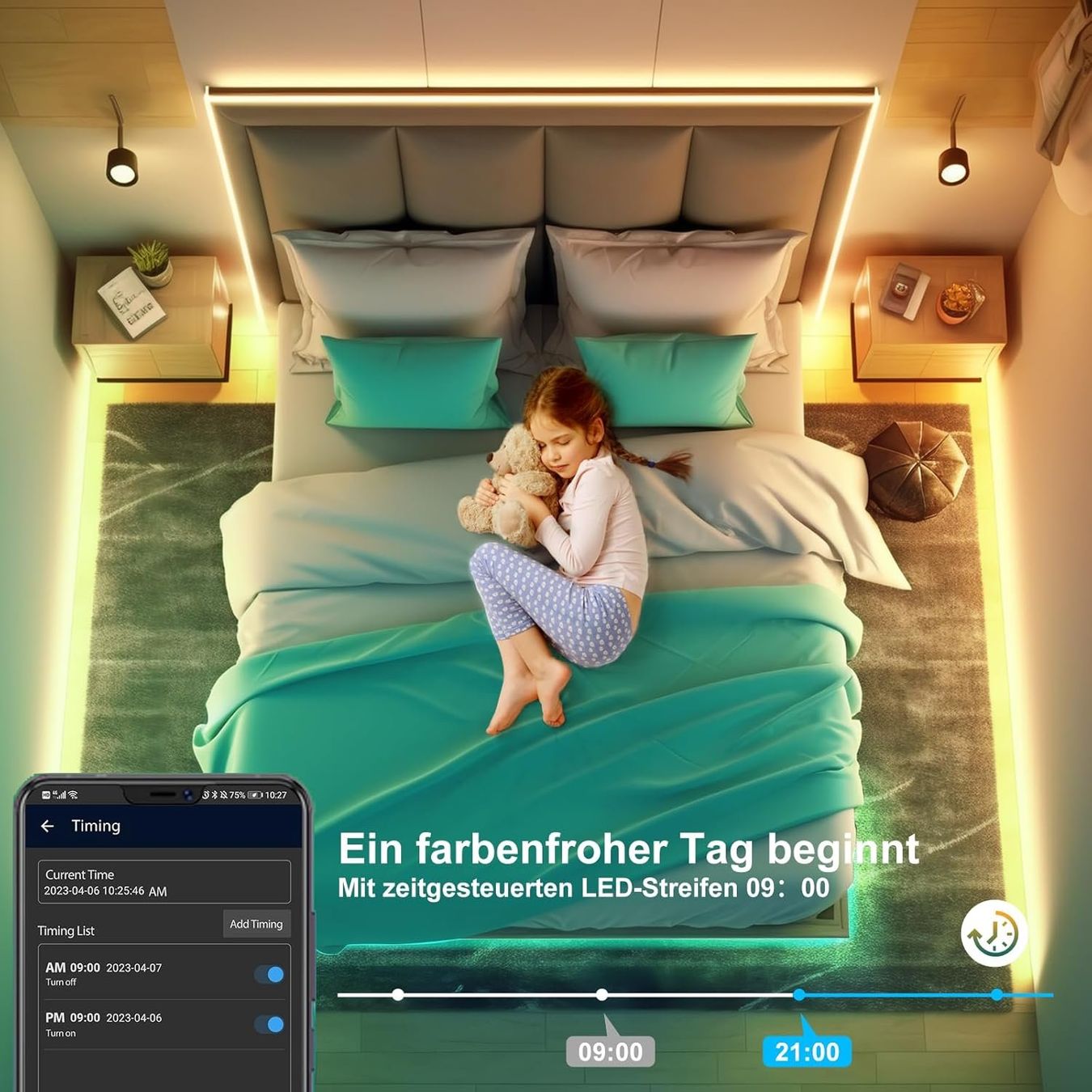 Ghirlande e barre luminose: 20m, LED Streifen Bluetooth RGB – Nuovo e nell'imballaggio originale da Nuglar venduto da SaleRitter 4