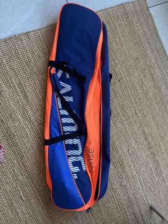 Salming Unihockey Tasche blau orange neuwertig