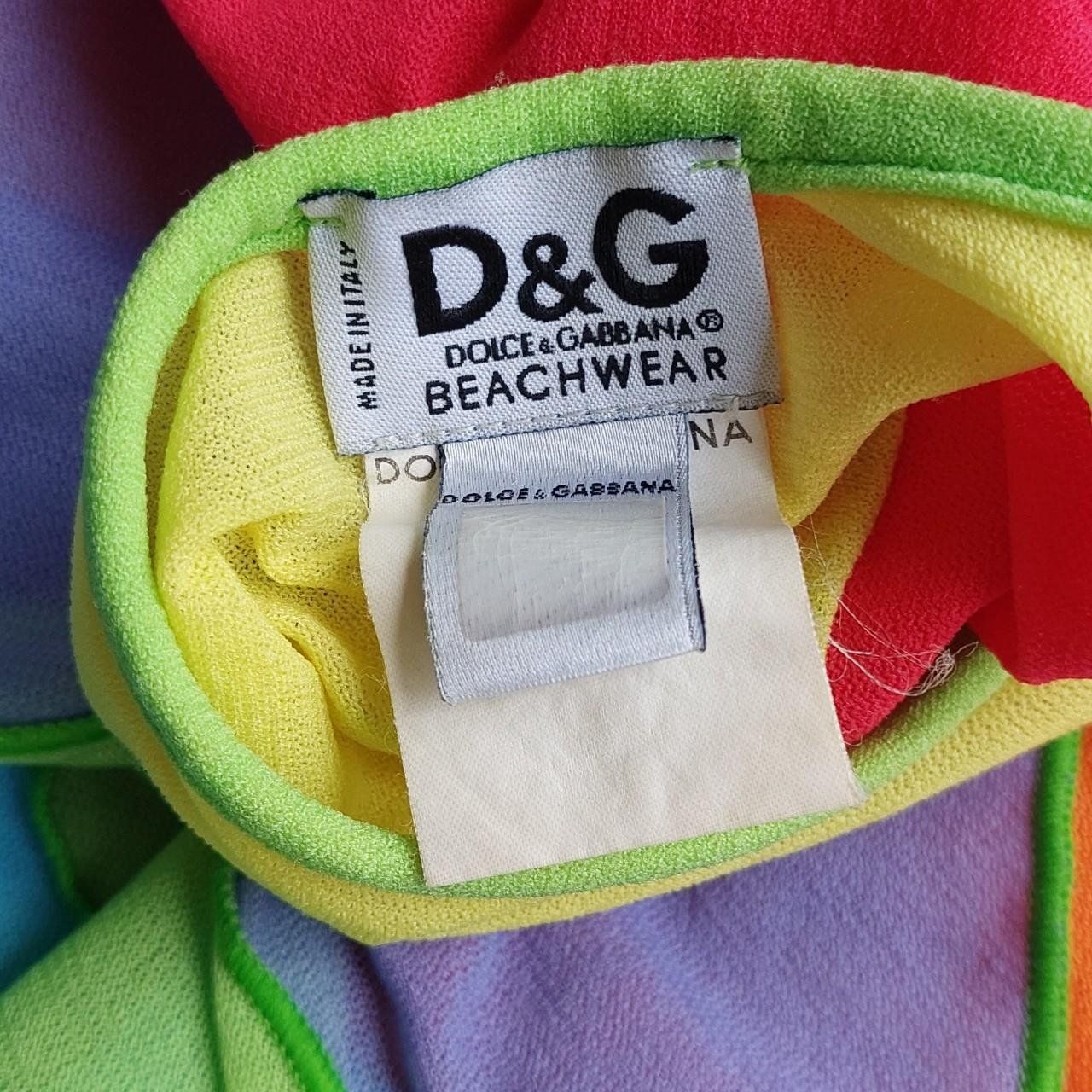 Dolce & Gabbana Vestiti: Vintage 2003 Dolce & Gabbana mesh patchwork mini dress – Usato da Lausanne venduto da l0ok0co0l 6