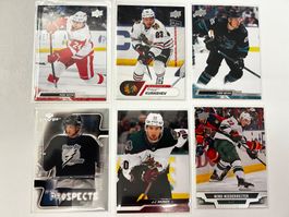 Upper Deck NHL Swiss Stars 6er-Pack