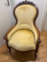 Sessel antik gelb guter Zustand