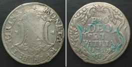 ZÜRICH 10 Schilling 1750 Silber