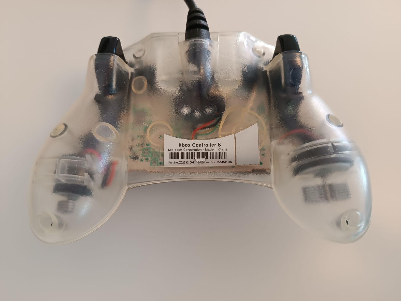 Microsoft Controller: OG XBox Controller Crystal – Gebraucht aus Gasel von  1