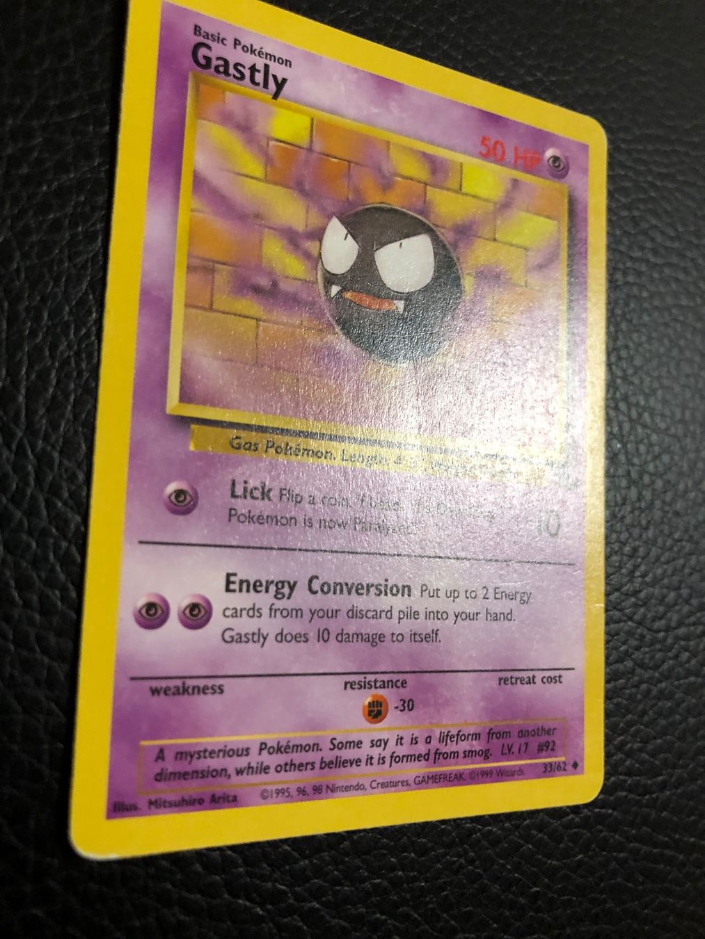Pokémon Carte collezionabili: Fossil Gastly 33/62 Ab 1 – Usato da Paradiso venduto da Pkmn10 1