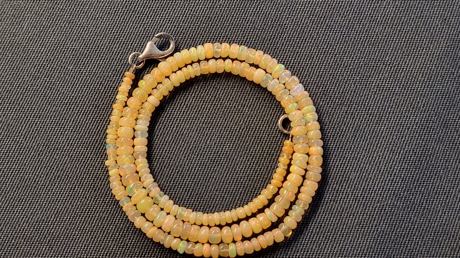 Ketten: Feine Opal-Kette mit Silber-Verschluss – Gebraucht aus Basel von spinne02 6